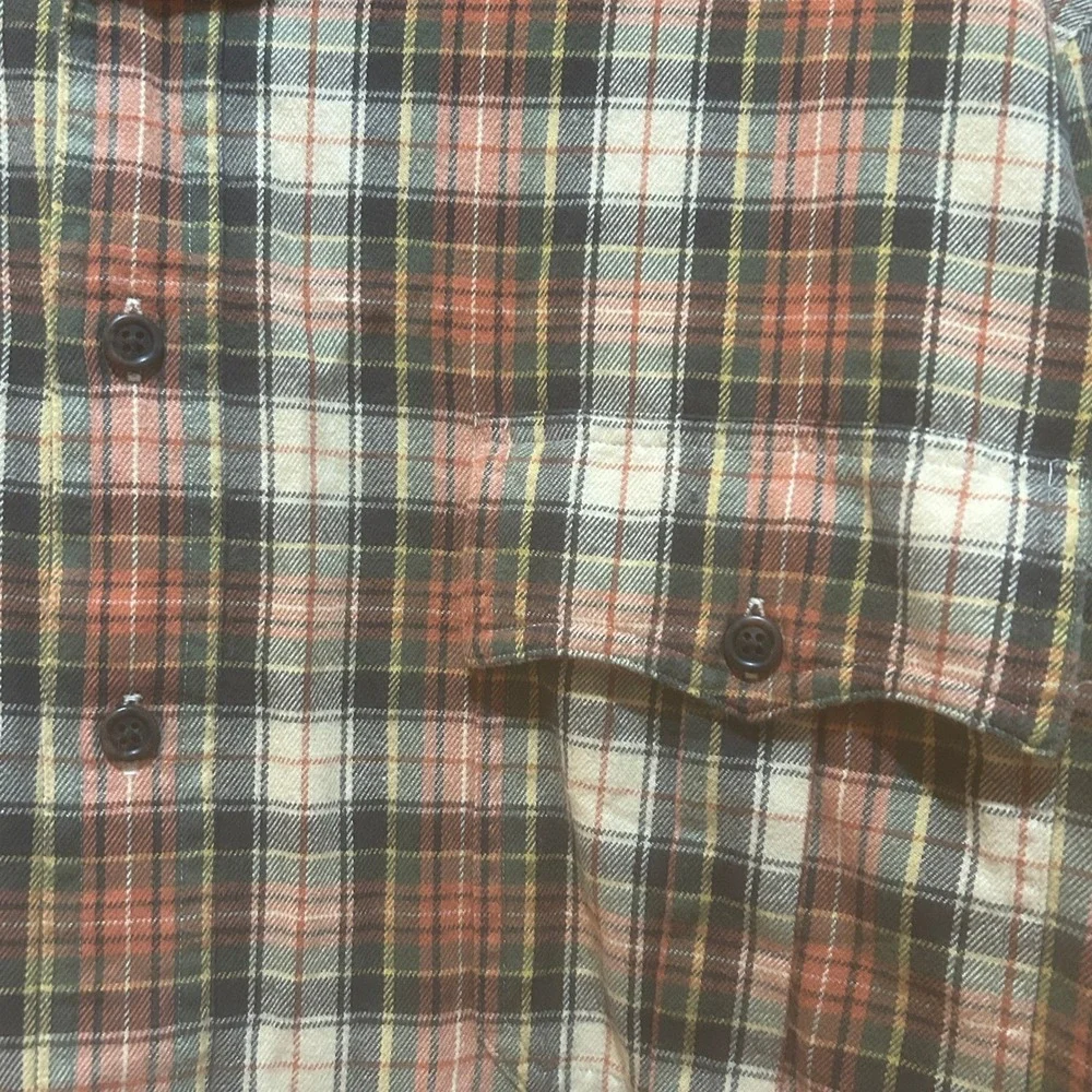 Polo Ralph Lauren‎ Plaid Flannel Shirt Mens 3XB Red Multi Cotton Preppy Outdoors